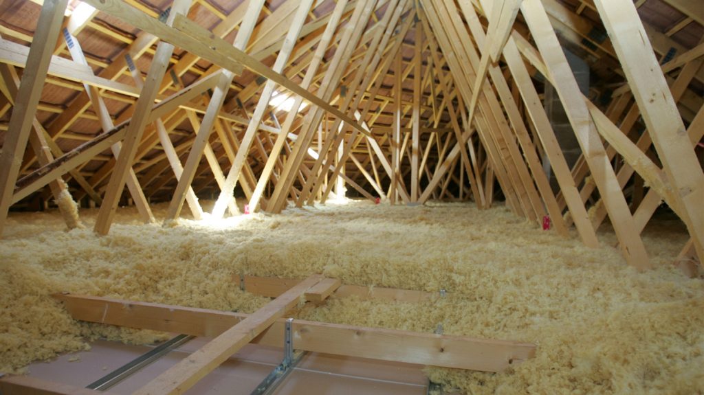 Isolation des combles — chantier NS13 RENOV